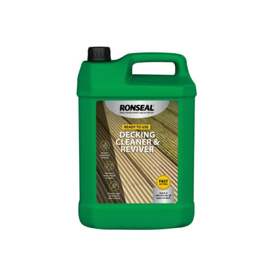 Ronseal Decking Cleaner and Reviver x 5 Litre