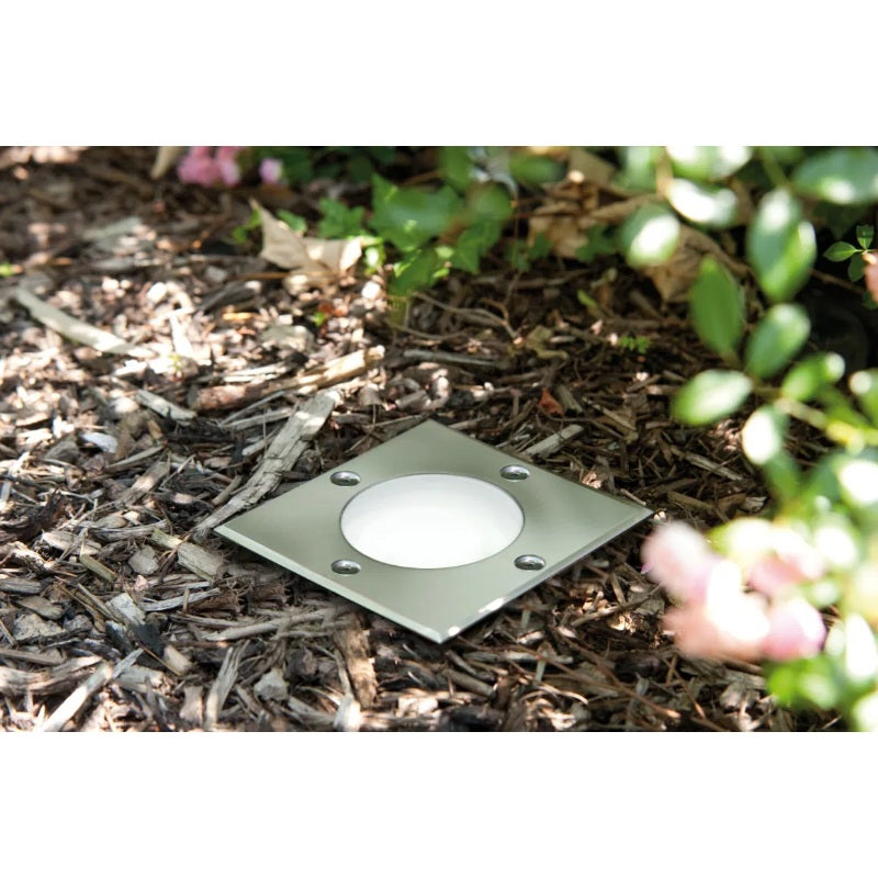 Outdoor 230V Square LED Recessed Floor Light - 108mm x 108mm