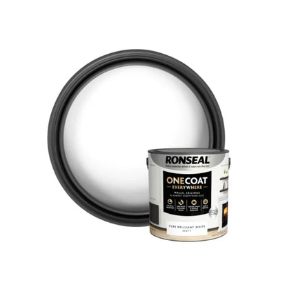 Ronseal One Coat Everywhere Interior Paint 2.5 Litres - All Colours