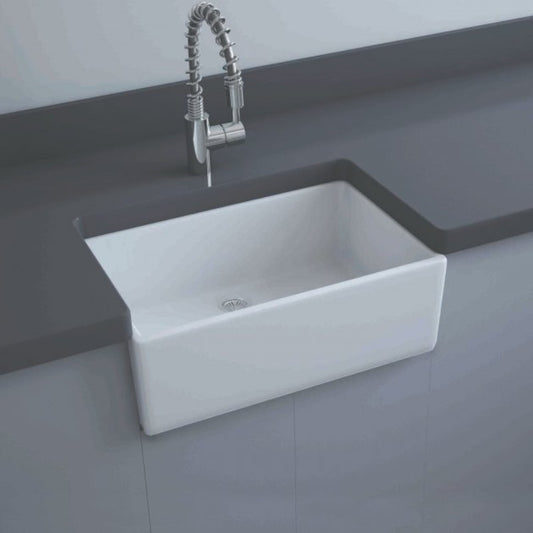 RAK Gourmet Belfast Style Kitchen Sink 2 Fireclay Inset