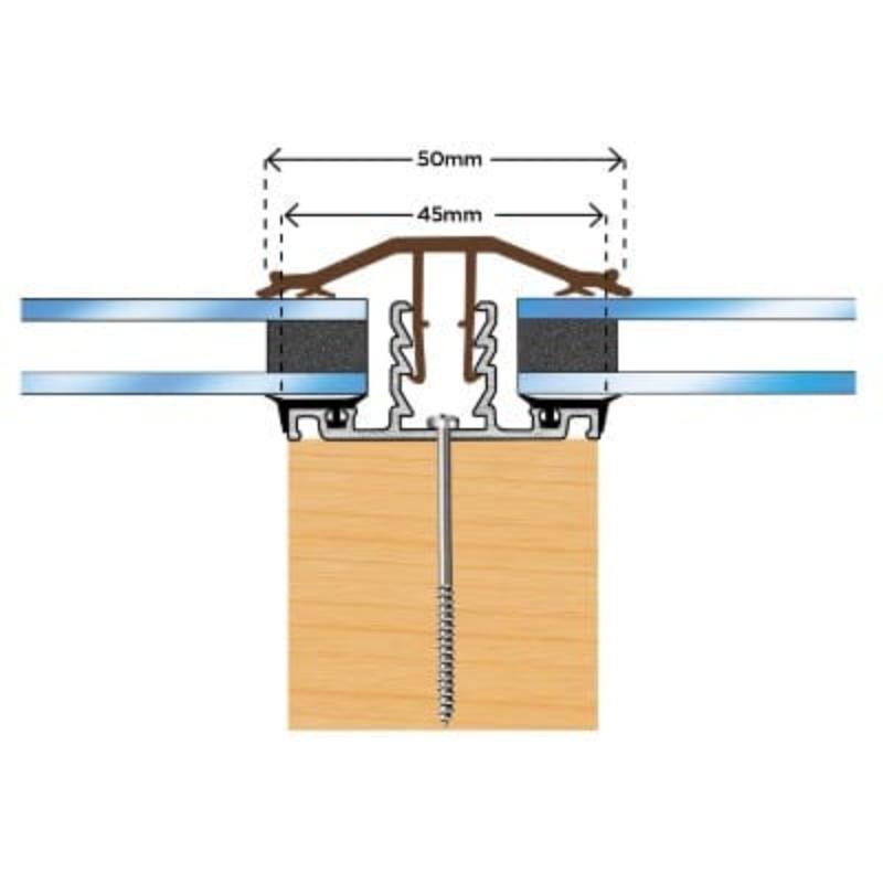 Capex Snap Down (10-25mm) Glazing Bar - Full Range