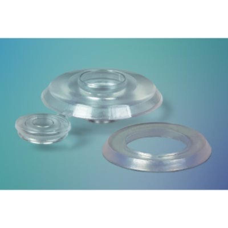 Polycarbonate Multiwall Fixing Buttons Clear (Pack of 50)