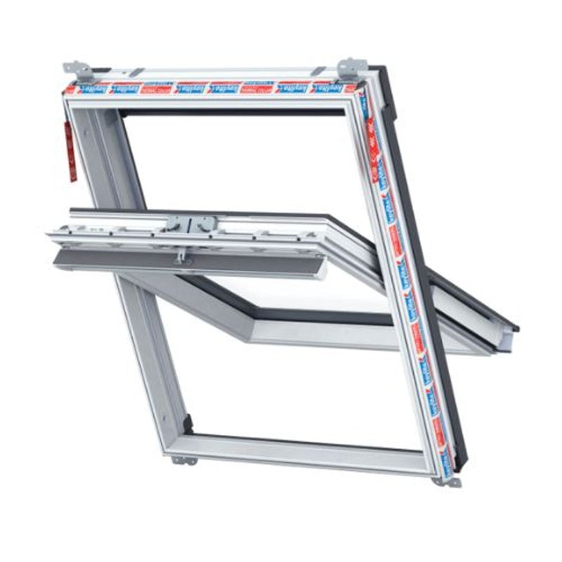 Keylite White Painted Centre Pivot Roof Window Hi-Therm - All Sizes