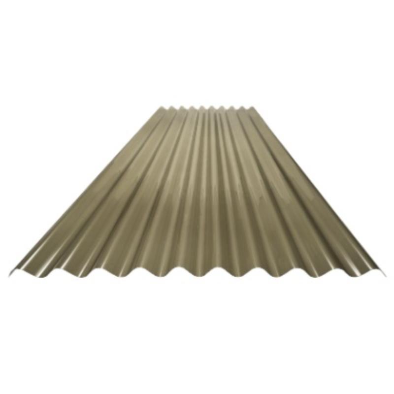 Corrugated PVC Roofing Sheet Bronze 2m x 950mm x 0.8mm