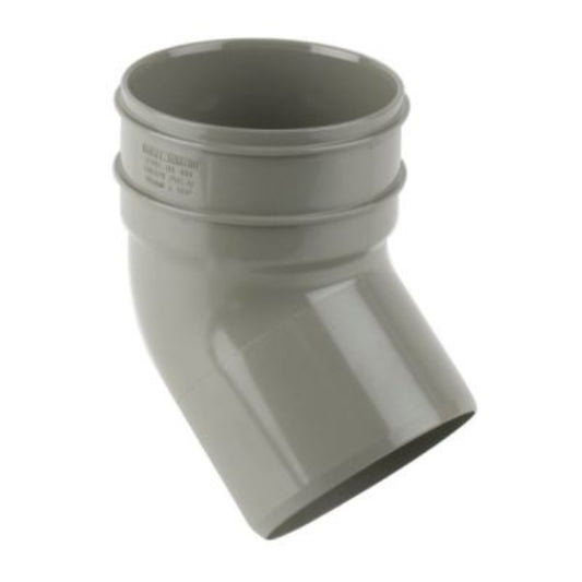 Brett Martin Solvent Soil 135 Degree Single Socket Bend x 110mm - Grey Olive