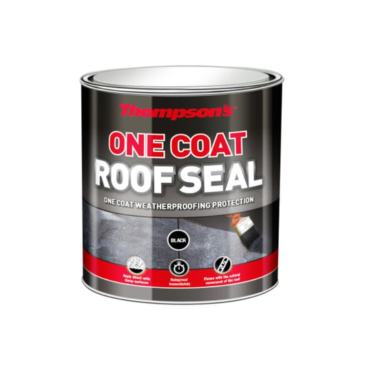 Ronseal Thompsons One Coat Roof Seal - Black x 5 Litre