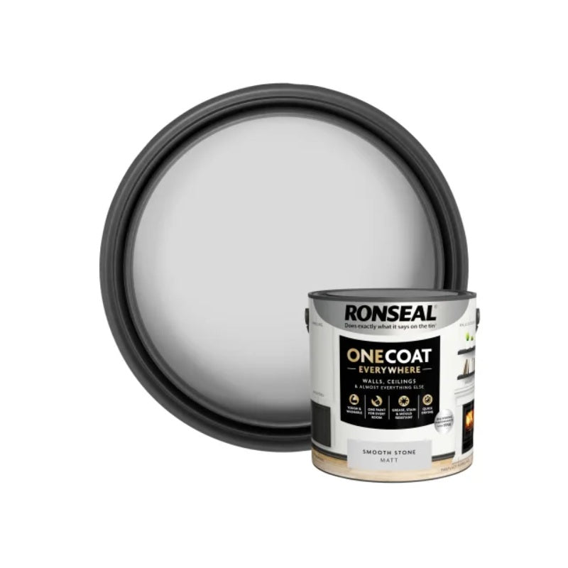 Ronseal One Coat Everywhere Interior Paint 2.5 Litres - All Colours