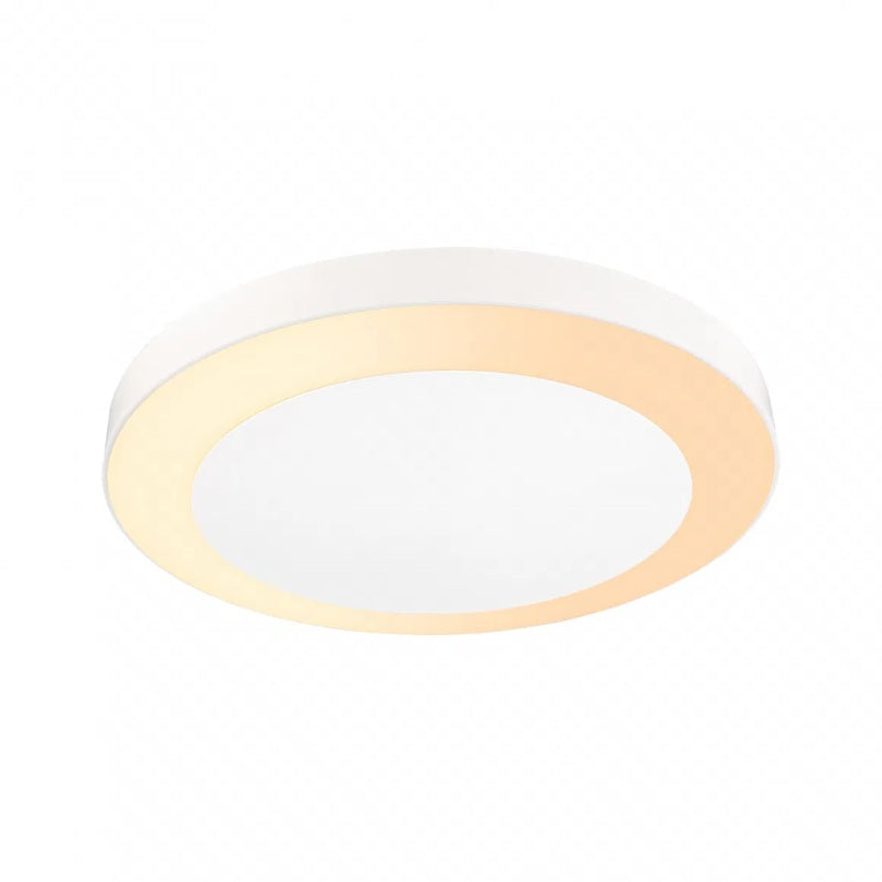 Outdoor 230V Circula Dusk Sensor Insect Friendly LED Ceiling Light - All Colours