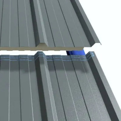 333 Box Profile Composite Insulated Roof Panel - 1000/32 (Goosewing Grey) - All Sizes