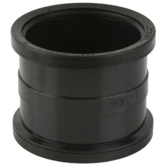 Brett Martin Soil 160mm Double Socket Pipe Connector - Black