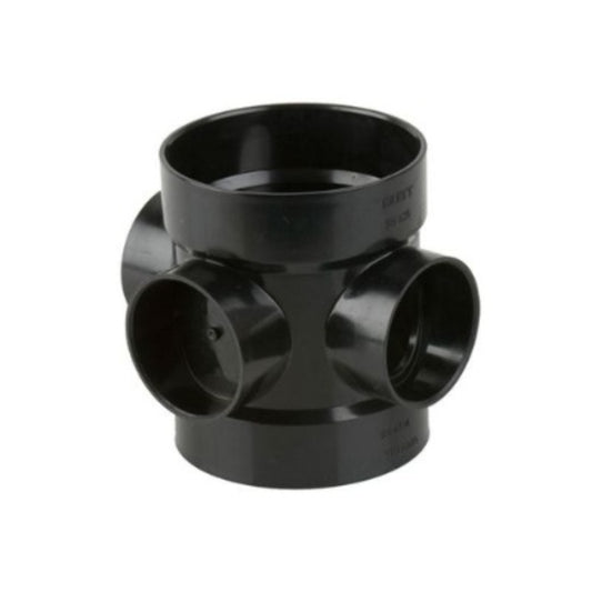 Brett Martin Solvent Soil Double Socket Short Boss Pipe x 110mm