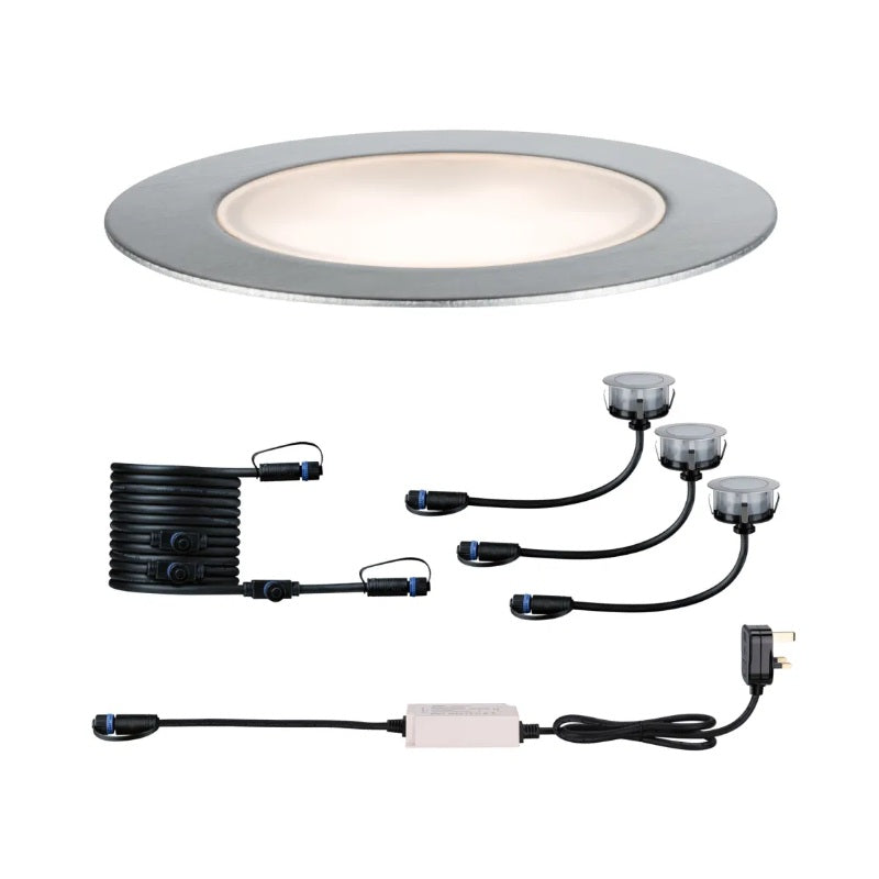 Outdoor Plug & Shine LED Recessed Floor Luminaire Mini Set