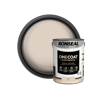 Ronseal One Coat Everywhere Interior Paint 5 Litres - All Colours