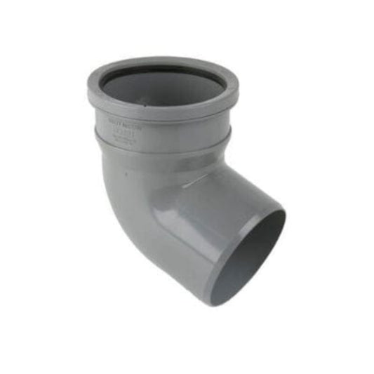 Brett Martin Soil 110mm 135 Degree Single Socket Bend - Grey