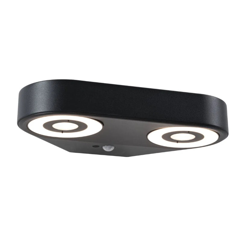 Outdoor 230V Silma Motion Detector LED Exterior Wall Light - All Colours