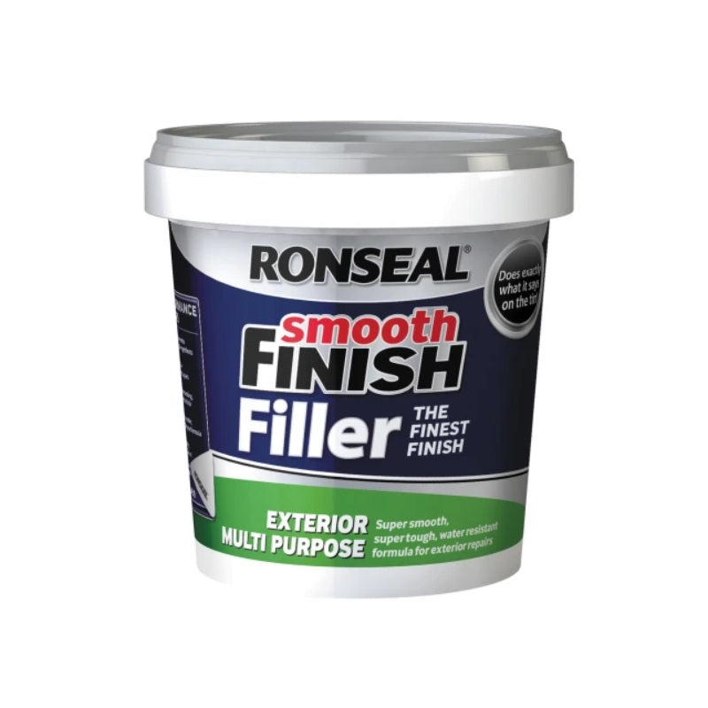 Ronseal Smooth Finish Exterior Multipurpose Ready Mix Filler Tub x 1.2kg