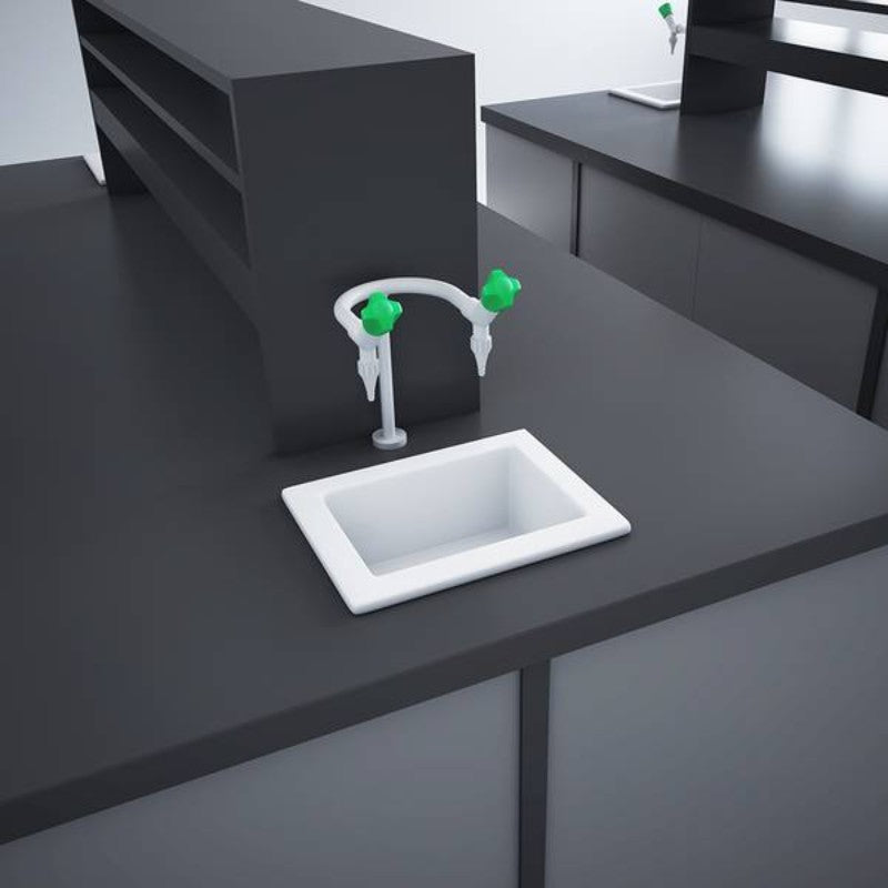 RAK Laboratory Kitchen Sink 1 Inset Fireclay 