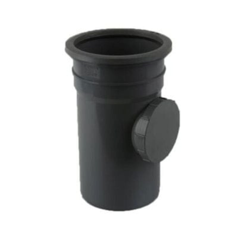 Brett Martin Soil 160mm Single Socket Access Pipe - Black