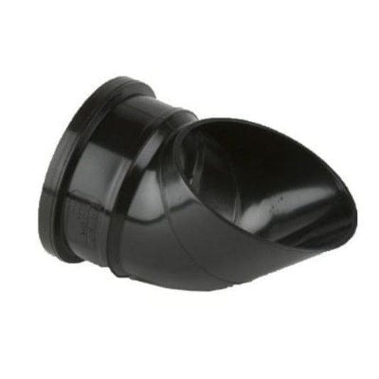 Brett Martin Soil 110mm 112.5 Degree Downpipe Shoe - Black