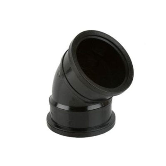 Brett Martin Soil 110mm 135 Degree Double Socket Bend - Black