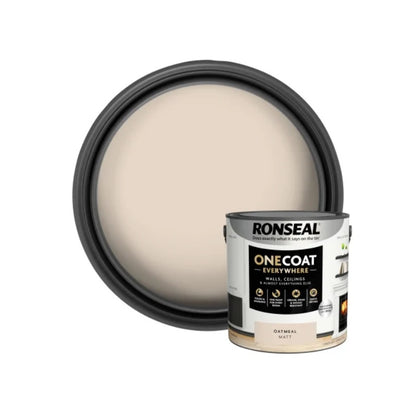 Ronseal One Coat Everywhere Interior Paint 2.5 Litres - All Colours