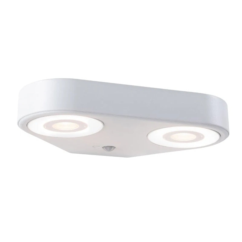 Outdoor 230V Silma Motion Detector LED Exterior Wall Light - All Colours