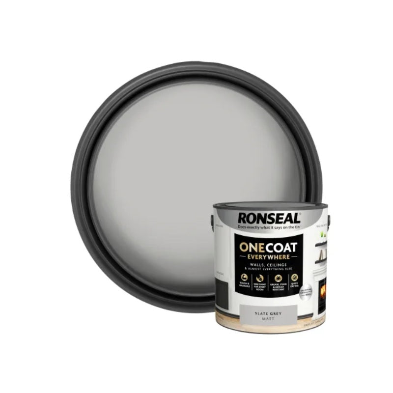 Ronseal One Coat Everywhere Interior Paint 2.5 Litres - All Colours