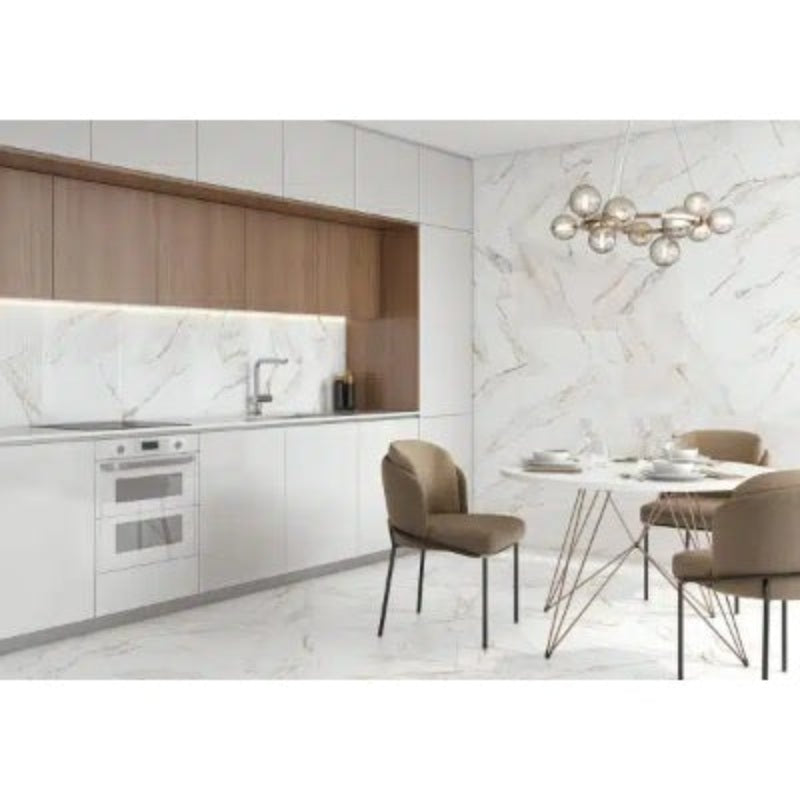 Calacatta Paonazzo Ceramic Gloss Wall Tile 295mm x 900mm (6 per Box)