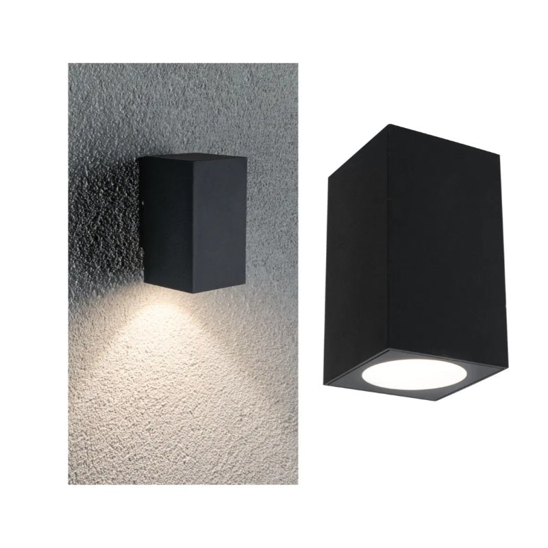 Outdoor 230V Flame LED Exterior Wall Light Anthracite - All Sizes