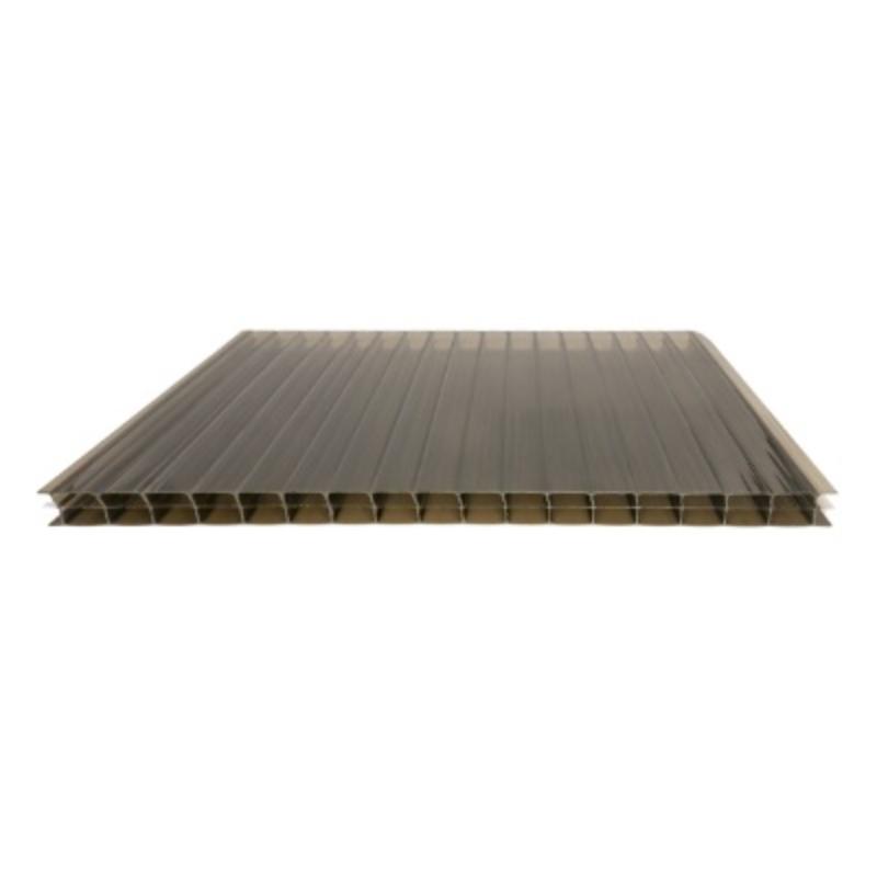 Triplewall polycarbonate sheet Bronze - All Sizes