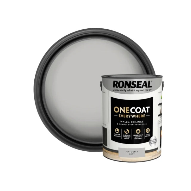 Ronseal One Coat Everywhere Interior Paint 5 Litres - All Colours