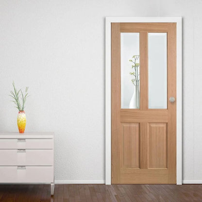 LPD Richmond Oak Internal Door 78in x 30in x 35mm (1981 x 762mm)