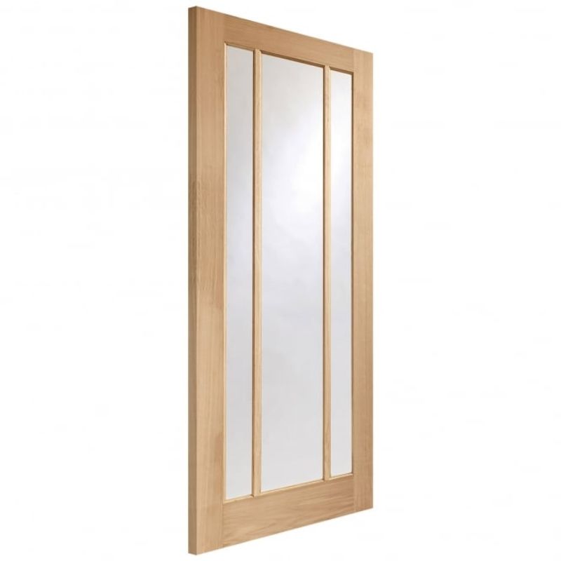 Image for XL Joinery Worcester 3 Light Internal Oak Door with Clear Glass 2040 x 826 x 40mm