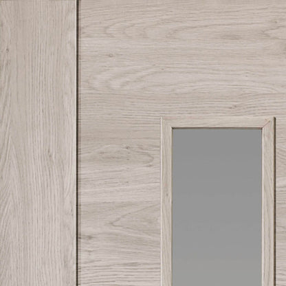 JB Kind Alabama Glazed Fumo Wood Effect Laminate Internal Door