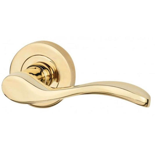 LPD Ironmongery Ariel Polished Brass Handle Hardware Pack