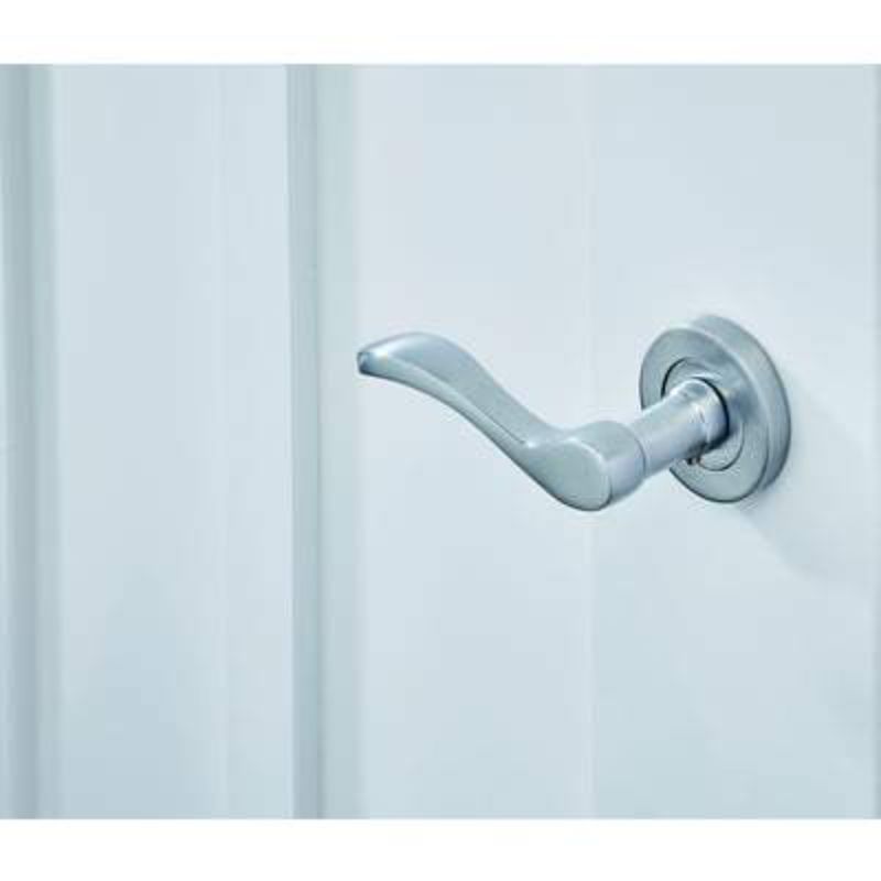 LPD Ariel Satin Chrome Handle Hardware Privacy Pack