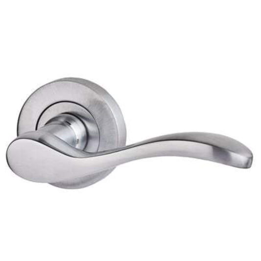 LPD Ariel Satin Chrome Handle Hardware Privacy Pack