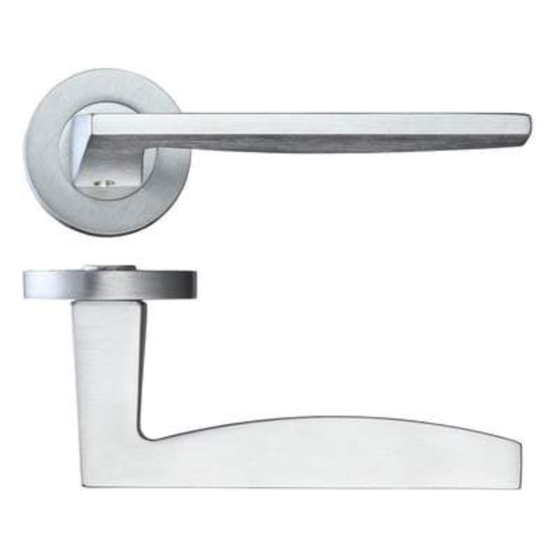 LPD Crux Satin Chrome Handle Hardware Privacy Pack