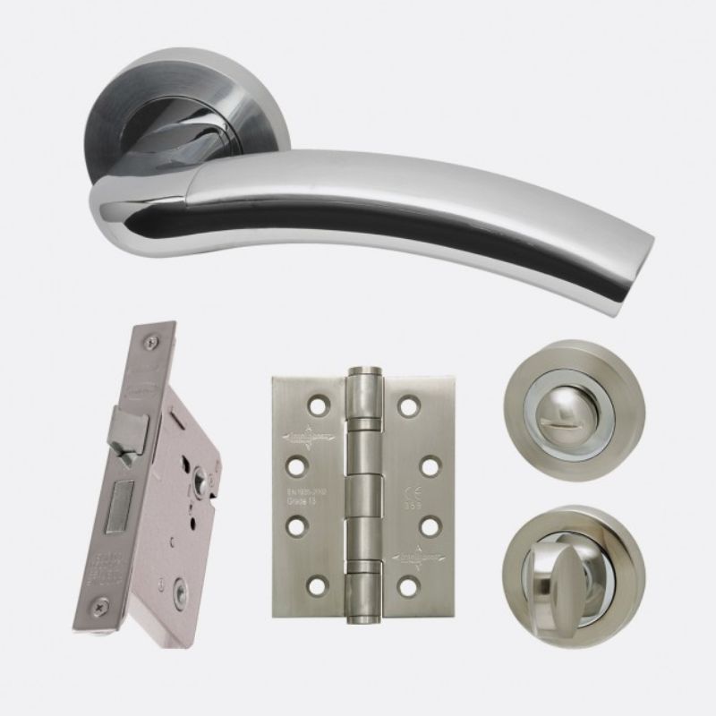 LPD Ironmongery Jupiter Privacy Handle Hardware Pack