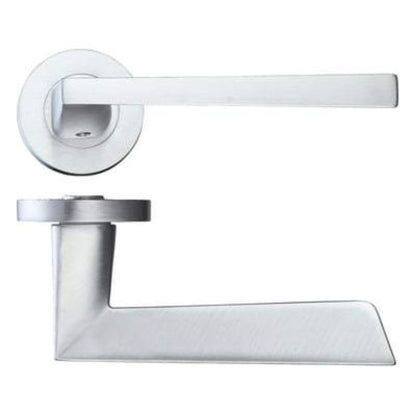 LPD Lyra Satin Chrome Handle Hardware Privacy Pack