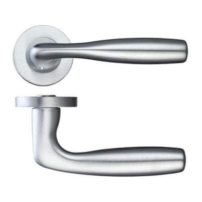 LPD Norma Satin Chrome Handle Hardware Privacy Pack