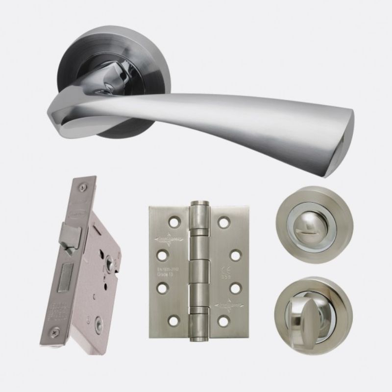 LPD Ironmongery Pluto Privacy Handle Hardware Pack