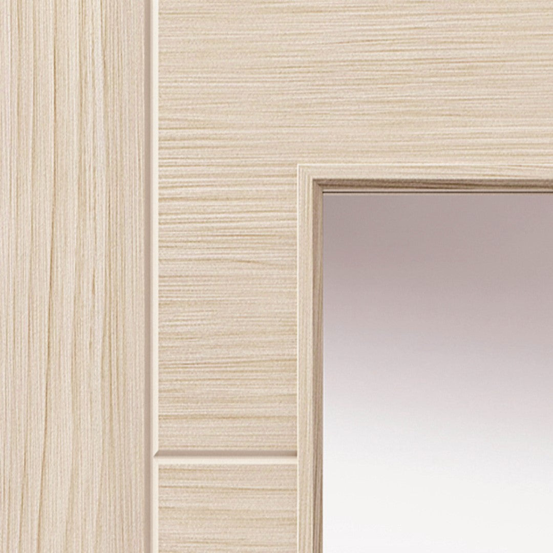 Image for JB Kind Ivory Glazed Laminate Internal Door