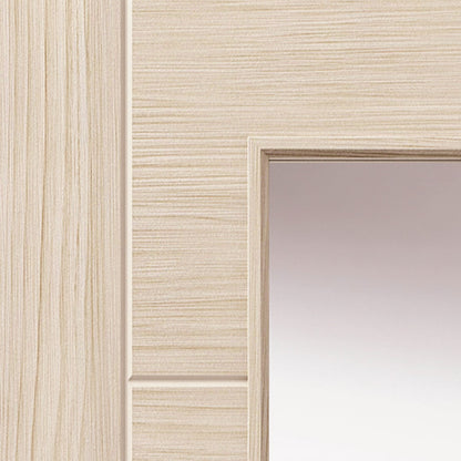 Image for JB Kind Ivory Glazed Laminate Internal Door