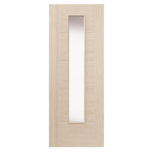 JB Kind Ivory Glazed Pre-finished Internal Door (1981 x 686 x 35mm)