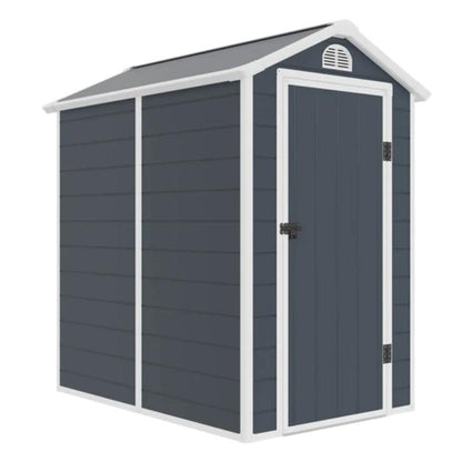 Jasmine 4ft x 6ft Plastic Apex Shed with Foundation Kit