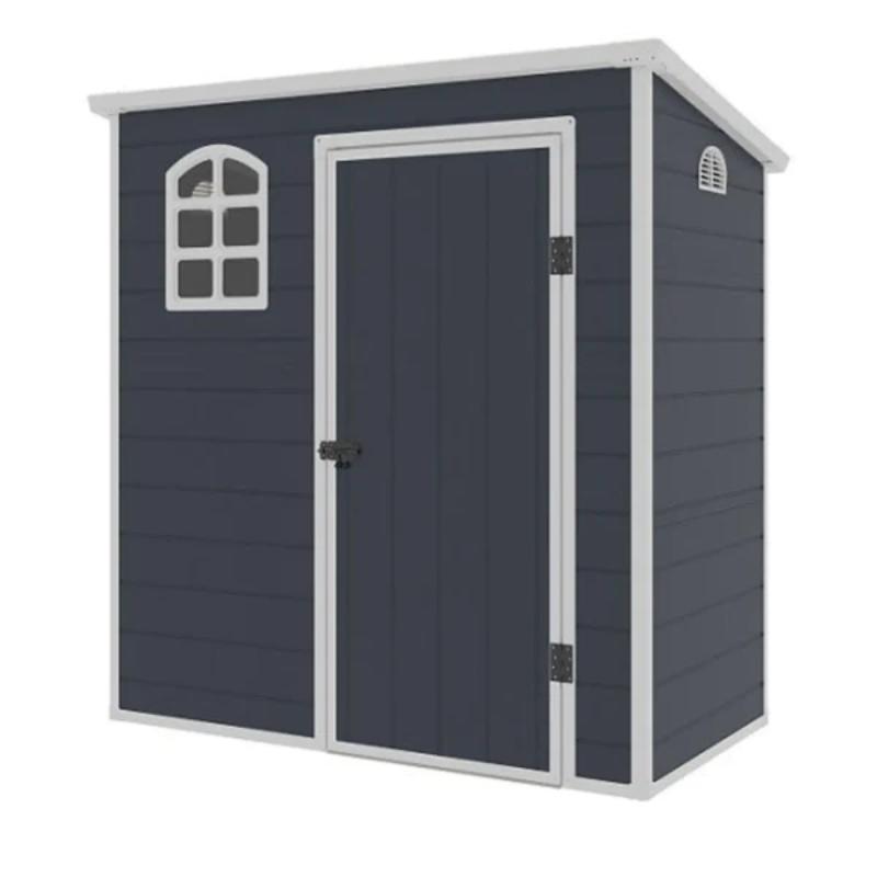 Jasmine 6ft x 3ft Plastic Pent Shed with Foundation Kit