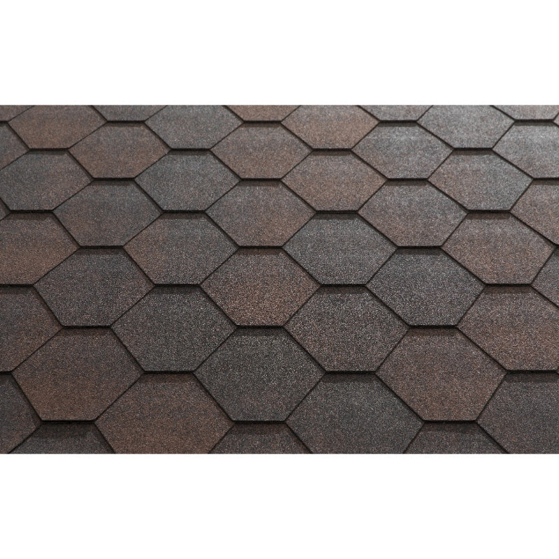 Katepal Jazzy Hexagonal Bitumen Roof Shingles (3m2 Pack) - All Colours