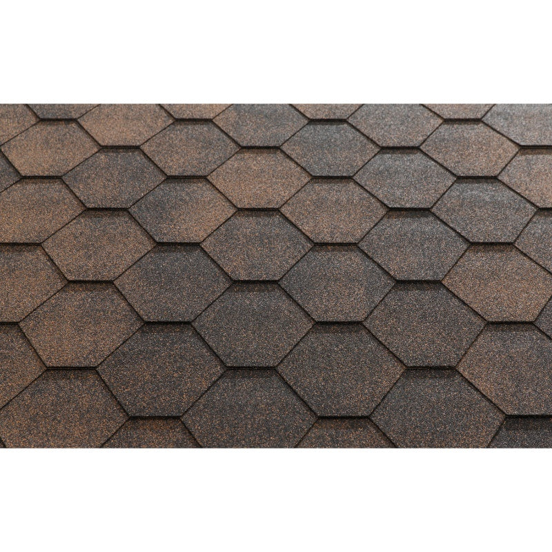 Katepal Jazzy Hexagonal Bitumen Roof Shingles (3m2 Pack) - All Colours