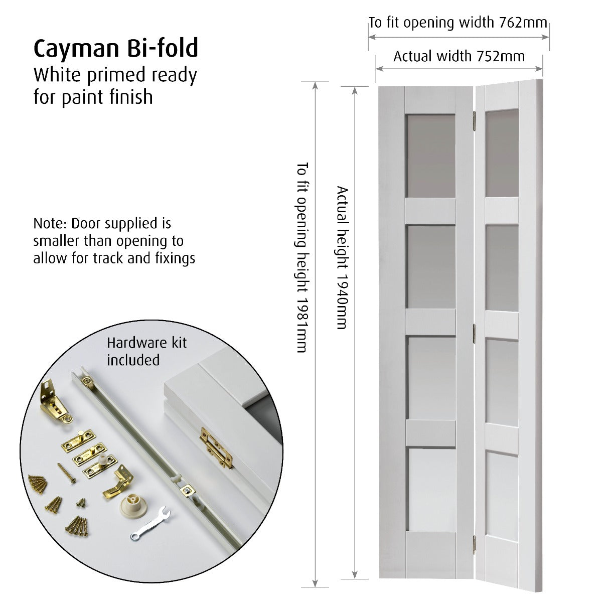 JB Kind Cayman Glazed Bi Fold Door